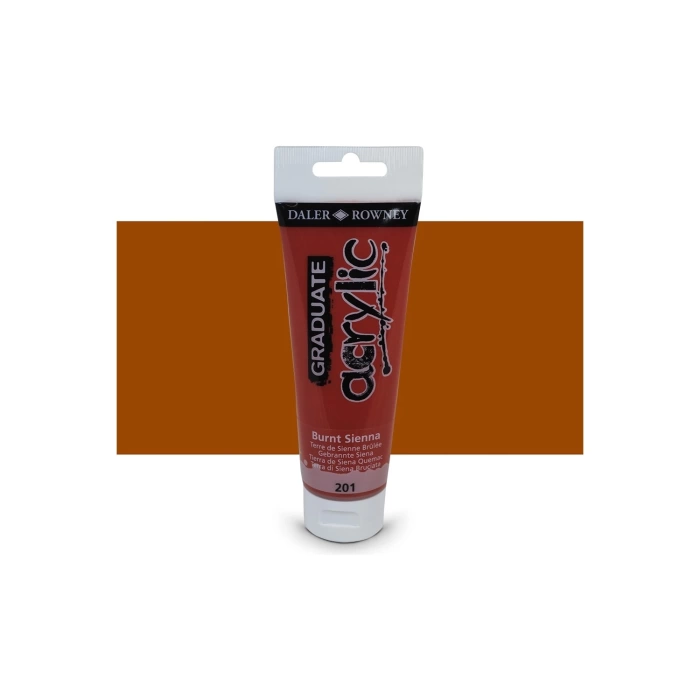 Daler Rowney 120 Ml Graduate Akrilik Boya 201 burnt sienna