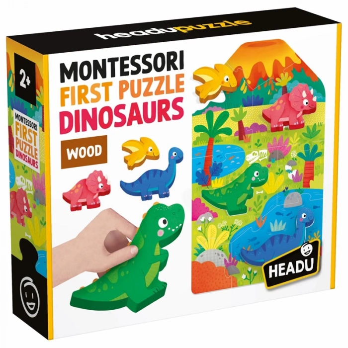 HEADU MONTESSORI MY FIRST PUZZLE DINOSAURS