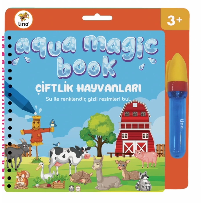 LİNO AQUA MAGİC BOOK .çiftlik (SİHİRLİ BOYAMA KİTABI)