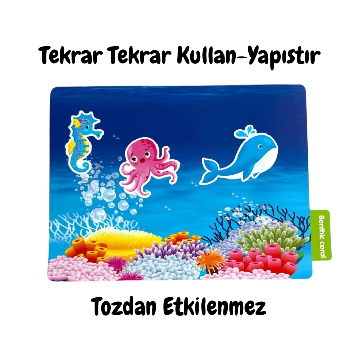 LİNO TEKRAR TEKRAR KULLANILABİLEN STICKER SEAWORLD