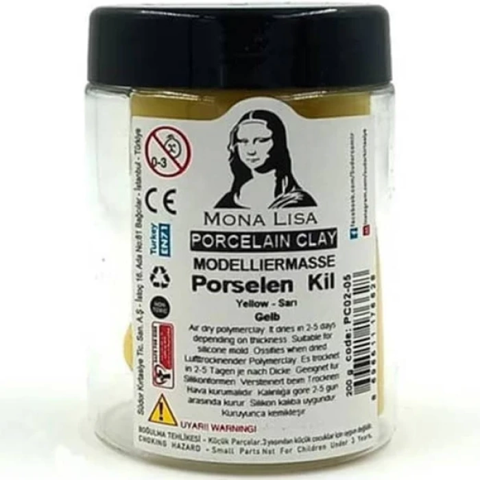 Monalisa Porselen Kil 200 g koyu sarı