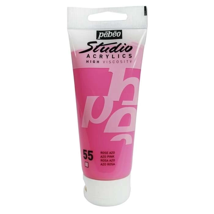 Pebeo Studio Akrilik Boya 100 ml Azo Pink 55