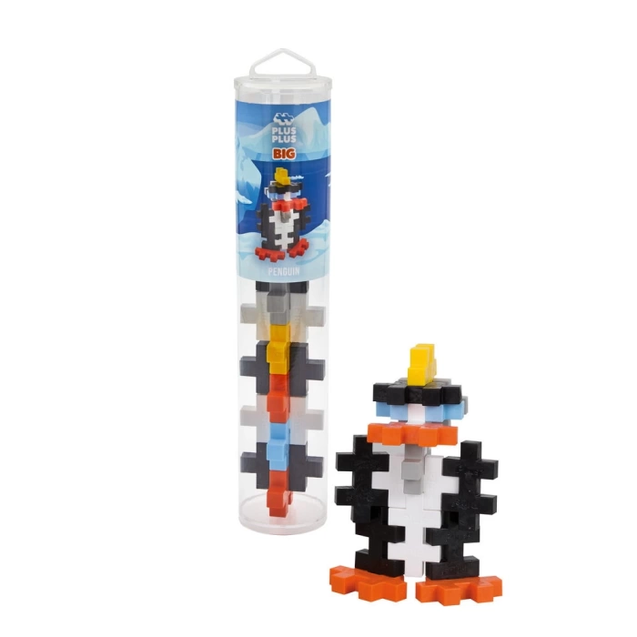 PLUS-PLUS BIG 15 PC TUBE - PENGUIN