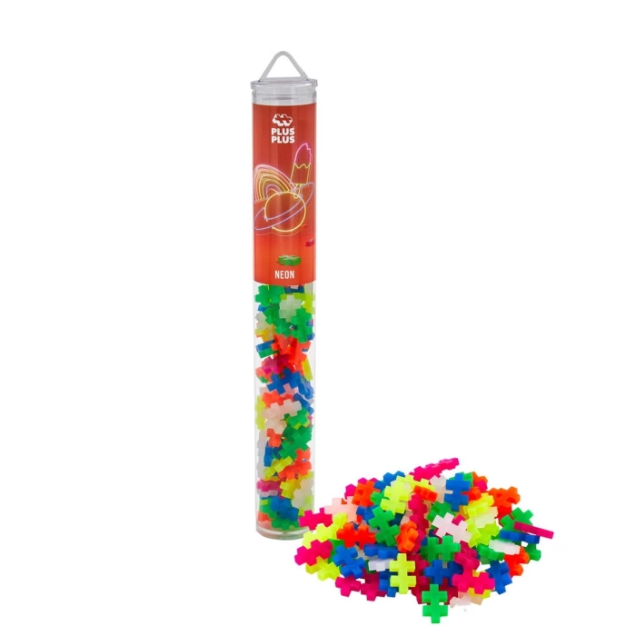 PLUS-PLUS NEON MIX / 100 PCS TUBE