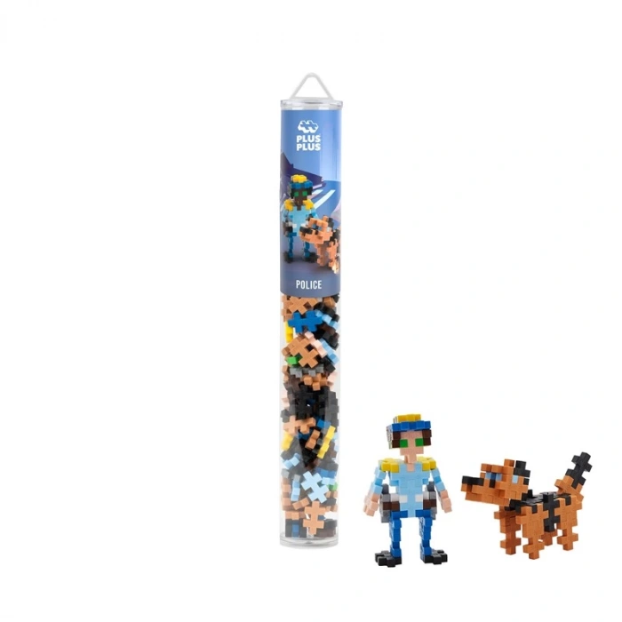 PLUS-PLUS POLİCE / 100 PCS TUBE