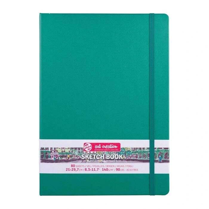 Talens Art Creation Sketch Book Eskiz Defteri 80 Yaprak 140 g A4 Orman Yeşili