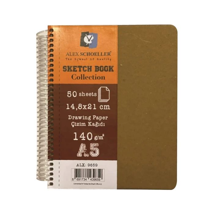 alex schoeller Schoellershammer Sketchbook Collection A5 140gr 50yp Eskiz Defteri / Alx.9659