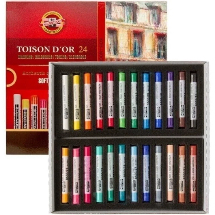 Kohinoor Toison Dor Soft toz Pastel Boya 24 Renk