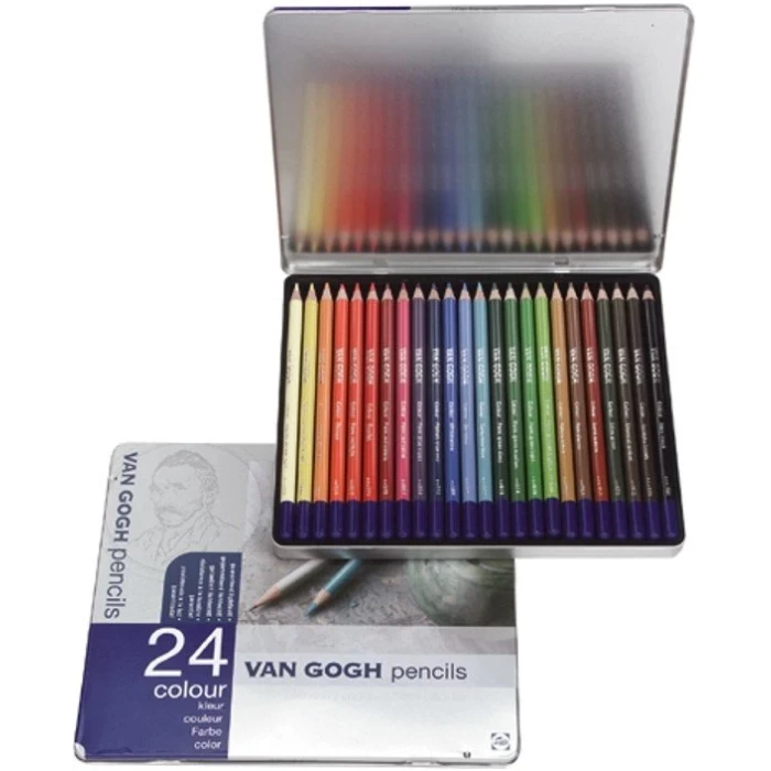 Van Gogh Colour Kuru Boya Kalem Seti Metal Kutu 24lü