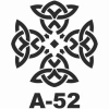 A-52 Artebella Stencil 20x20 Cm