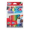 CARİOCA BIRELLO SÜPER YIKANABİLİR ÇİFT TARAFLI KEÇELİ BOYA KALEMİ 12Lİ