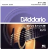 DADDARIO EJ13 AKUSTİK GİTAR TEL SETİ, 80/20 BRONZ CUSTOM LIGHT