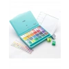 Himi Twin Cup Gouache Set- 48 colours (green case)