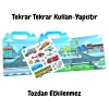 LİNO TEKRAR TEKRAR KULLANILABİLEN İLK STİCKER KİTABIM VEHICLES