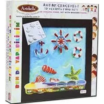 3d-11 Artebella Seramik Boyama Seti 20x20 Cm