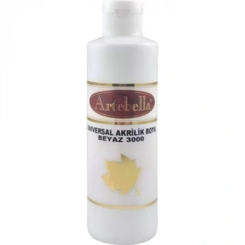 ARTEBELLA UNIVERSAL AKRİLİK BOYA 500 ml BEYAZ