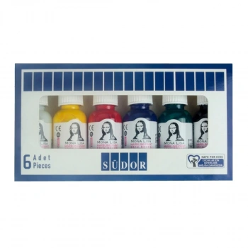 Südor Ebru Boyası Set 6x30ml Damlalıklı