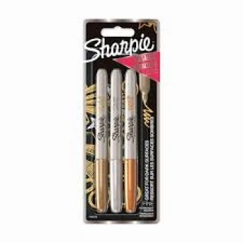 Sharpie Permanent Markör Metallic 3 lü