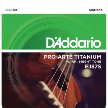 UKULELE TEL SETİ, SOPRANO, TITANIUM, WARM BRIGHT