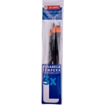 Talens Art Creation Kıs Sap 3 Lü Fırça Seti L