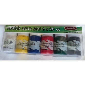 Artebella Akrilik Boya 6x20 cc