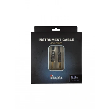 BLACKSMİTH ENSTRÜMAN KABLOSU ALTIN KAPLAMA 3 METRE