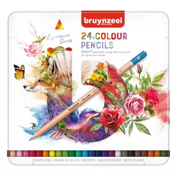 Bruynzeel Expression Colour 24lü Kuru Kalem Boya Seti