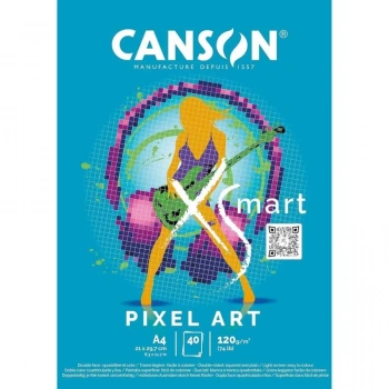 Canson Xsmart Pixel Art Çizim Defteri A4 120 gr 40 yp