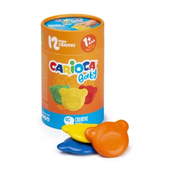 CARİOCA TEDDY BEBEK CRAYONS 12Lİ +1 YAŞ