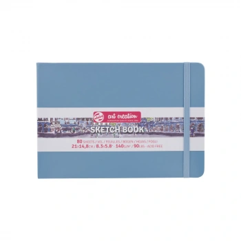 Çizim Defteri 21 x 14,8 cm - Talens Art Creation - Göl Mavisi, 140 g, 80 yaprak