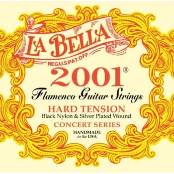 La Bella 2001 Flamenko Sert Gerilim Naylon Gitar Telleri, Tam Set