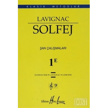 Lavignac Solfej 1E (Küçük Boy)