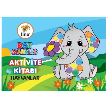 LİNO DOT MARKERS BOYAMA KİTABI HAYVANLAR