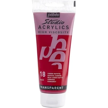 Pebeo Akrilik Boya Studio 100ML Naphtol Carmine 18