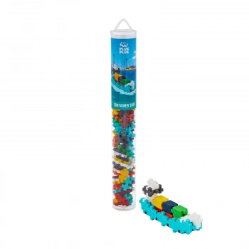 PLUS-PLUS CONTAINER SHIP / 100 PCS TUBE