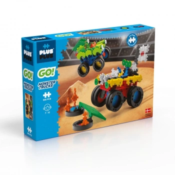 PLUS-PLUS GO MONSTER TRUCKS / 600 PCS