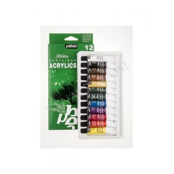 pebeo studio acrylics arilik  Boya Seti 12ml 12li