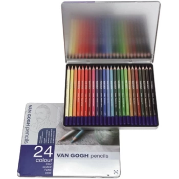 Van Gogh Colour Kuru Boya Kalem Seti Metal Kutu 24lü
