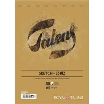 TALENS SKETCH-ESKİZ 50 YAPRAK 21x29.7 90 g/m DEFTER