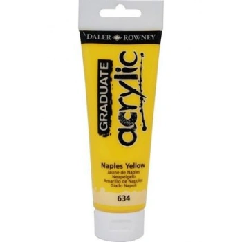 Daler Rowney Graduate Akrilik Boya 120ml 634 Naples Yellow