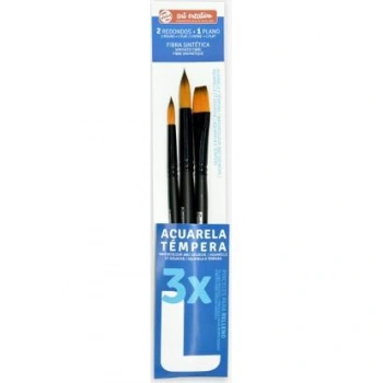 Talens Art Creation 3xL Fırça Seti - Sentetik Kıl - Uzun Sap - (L)