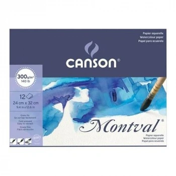 Canson Montval Suluboya Defter 300 Gr 12 Yaprak 24X32