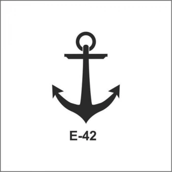 Artebella E Serisi Stenciller E-42 Stencil 10x10cm