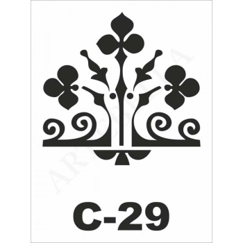 C-29 Artebella Stencil 15x20 Cm