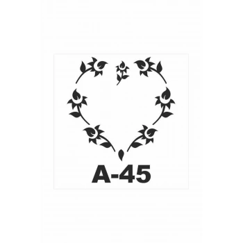 A-45 Artebella Stencil 20x20 Cm