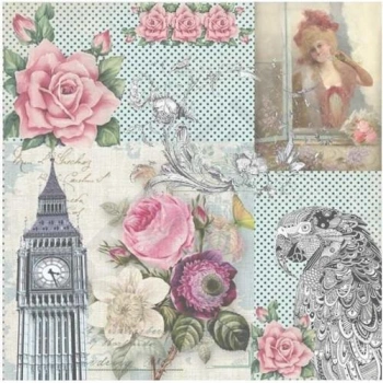 Artebella 6024k Mıxart Transfer koyu Zemin 25x25cm