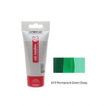 Talens Akrilik Boya 619 75ml. Perm.Green Dp.
