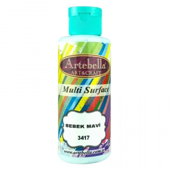 3417130 Artebella Multı Surface Boya 130cc Bebek Mavi