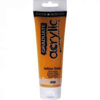 Daler Rowney Graduate Akrilik Boya 120ml Yellow Ochre