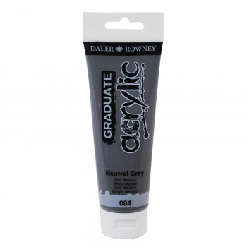 Daler Rowney Graduate Akrilik Boya 120ml 084 Natural Grey